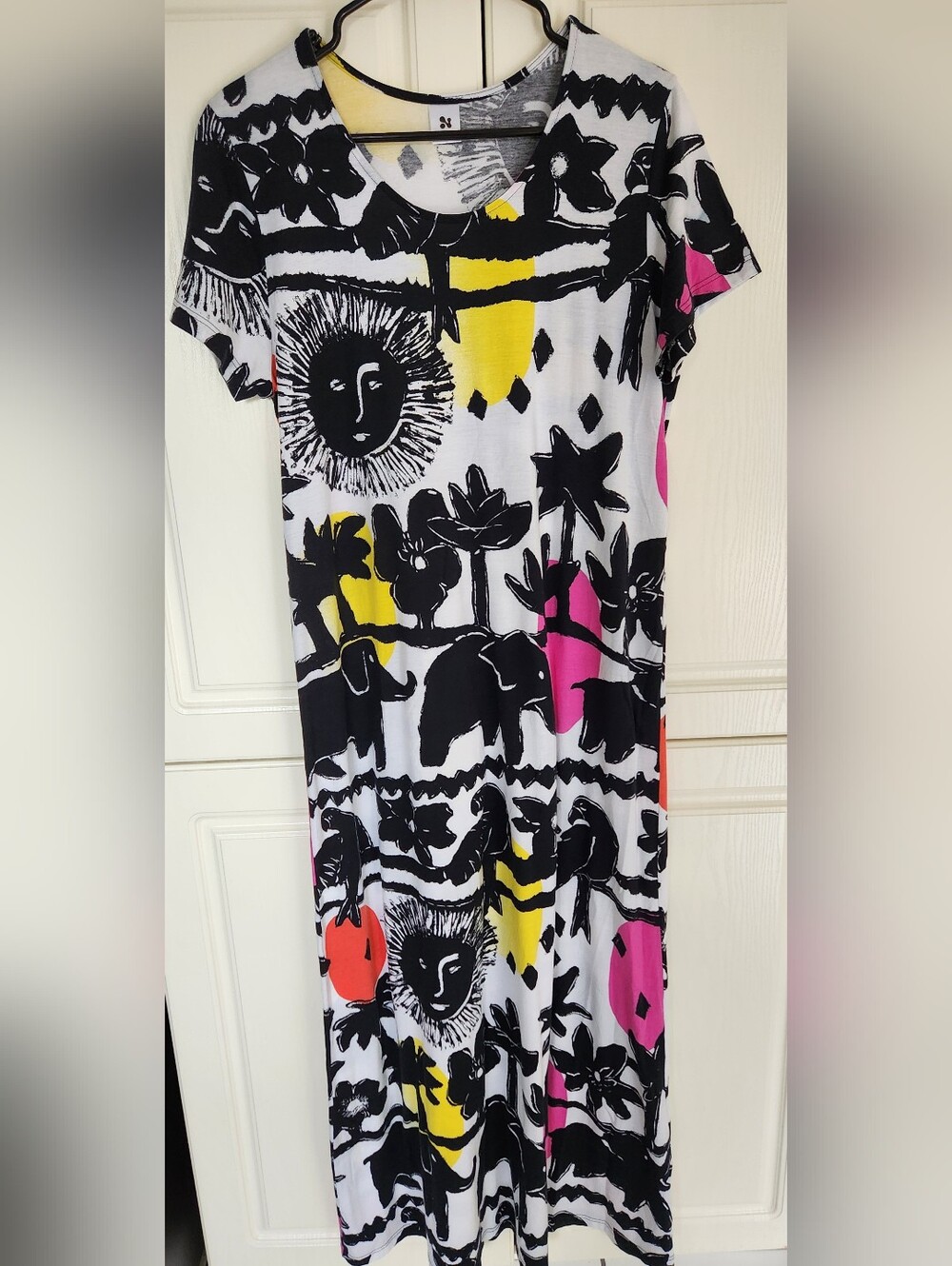 NANSO Printed Maxi Dress M